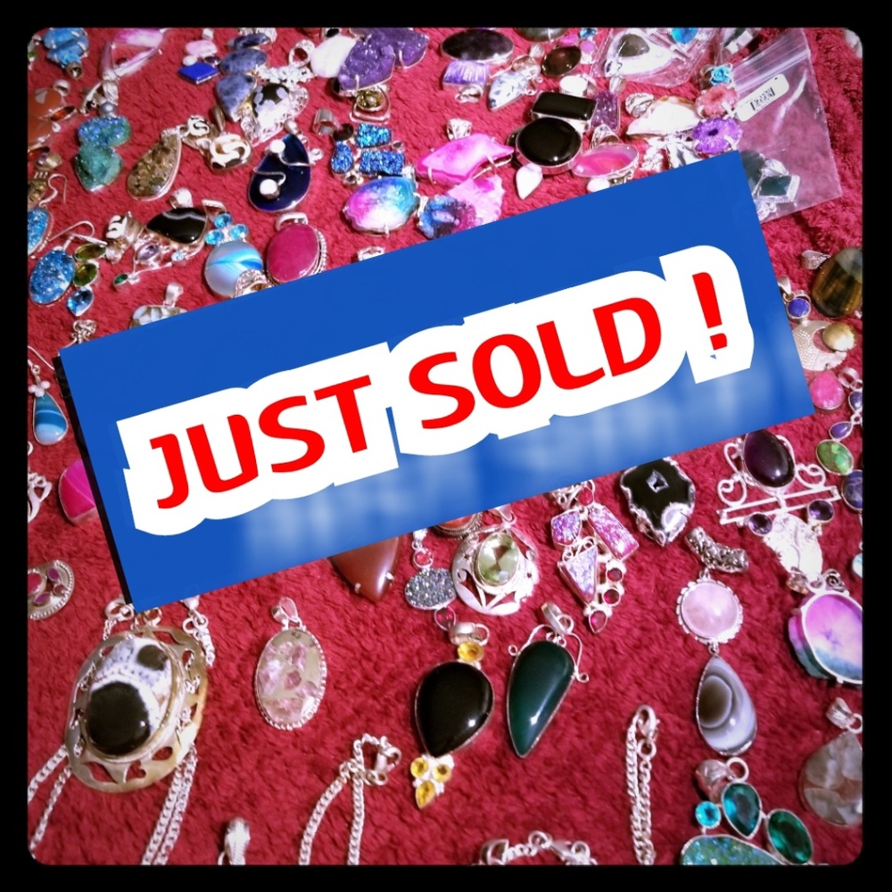 400 pcs"Sterling Silver/Gemstone "BoHo"Style